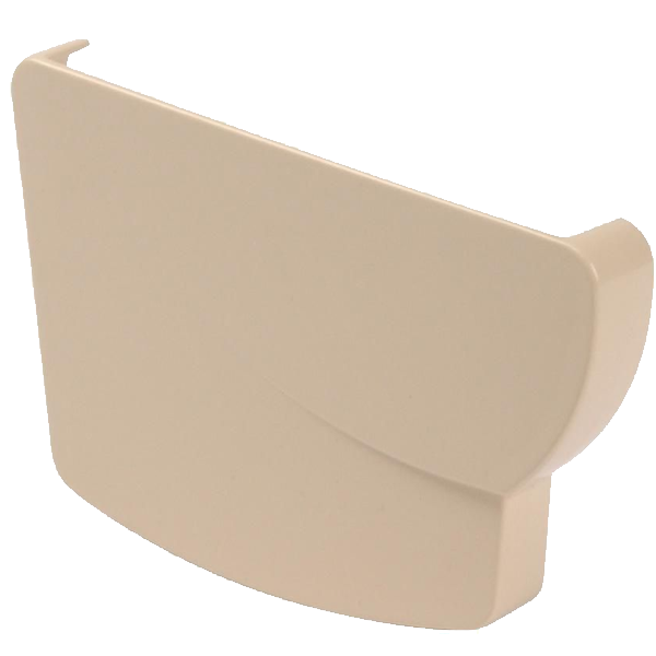 Fond de naissance gauche Nicoll FGC38 à coller pour gouttière Ovation LG38 - Techtan Sable