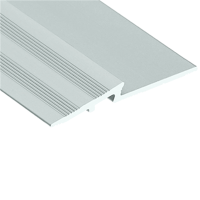 Mini rampe percée pour sols LVT - Alu incolore - hauteur 5 mm longueur 2.70 m