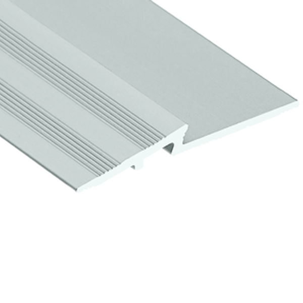 Mini rampe percée pour sols LVT - Alu incolore - hauteur 5 mm longueur 2.70 m