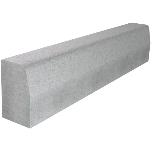 Bordure de trottoir en béton - profil T1 classe U - 12 CM x 20 CM - longueur 1 M