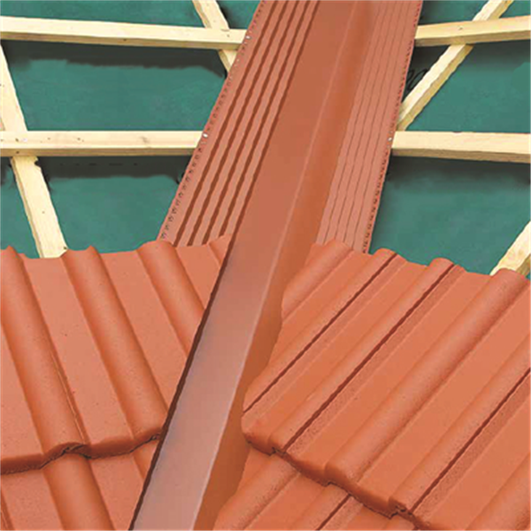 Bande de noue autoportante Profilo DR200 BMI Monier - Rouge - 500 MM x 2100,0 MM