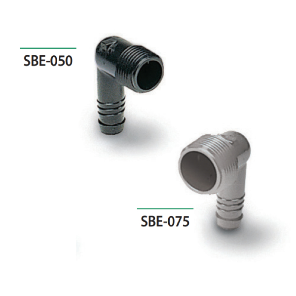 Coude de raccordement FA Mâle-Mâle - 16 mm x 3/4" - Pour tuyau SPX