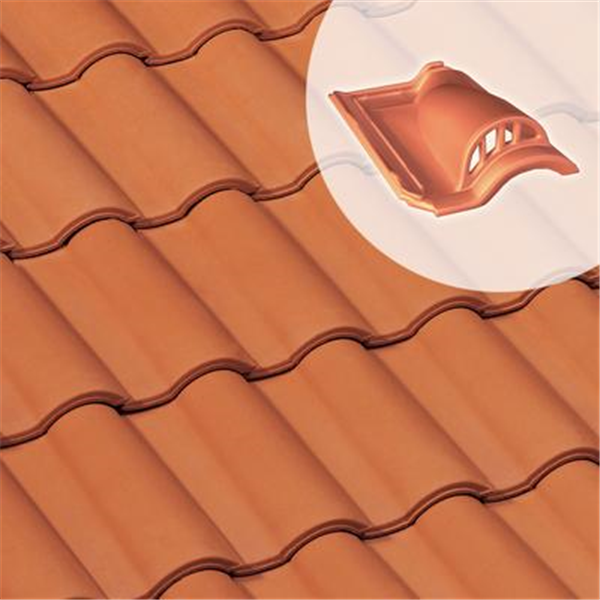 Tuile chatière grillagée Gallo Romane (GL111) - ouverture 21 cm² - Rouge