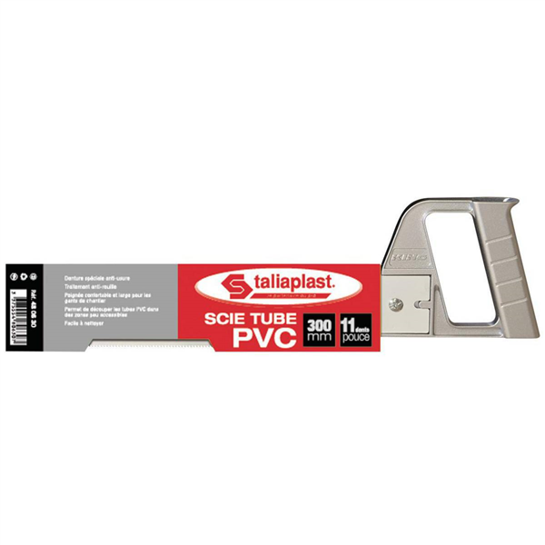 SCIE POUR TUBE PVC AVEC POIGNEE 300MM