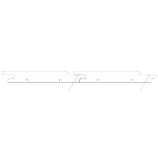 Bardage bois extérieur Pin du Nord traité Classe 3 - New Age EcoThermo - Profil Linéa - Gris irisé - 125 MM x 20,00 MM - 4,80 M