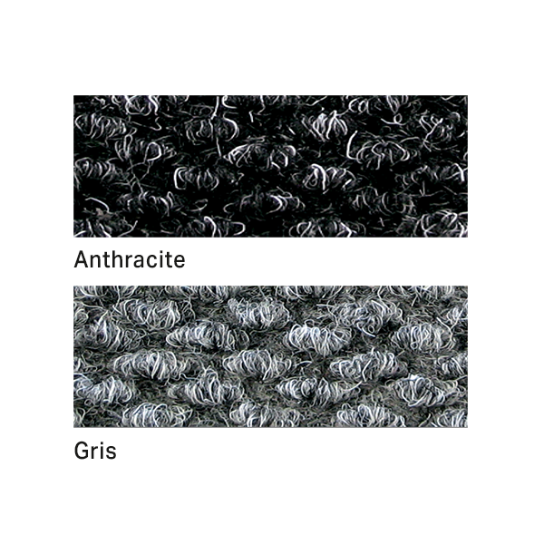 Tapis d'accueil antidérapant Dinac Aravis JF13 REPS à structure fermée et jonction PVC - hauteur 17,0 MM