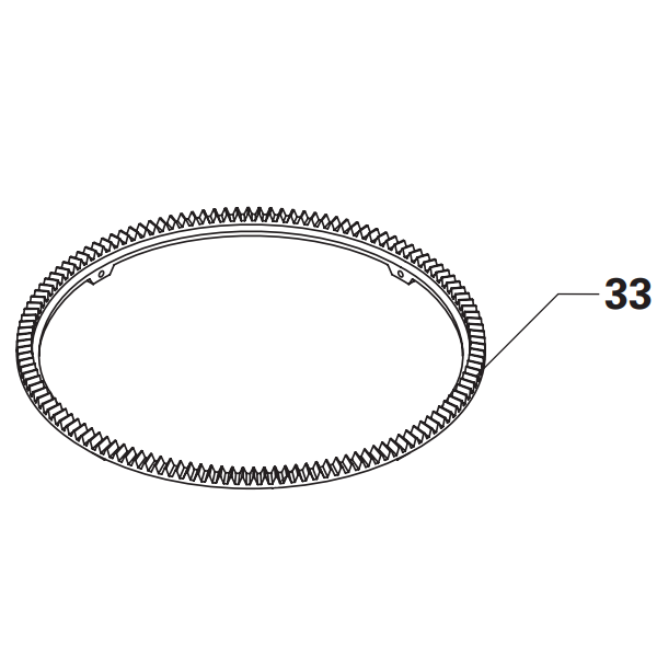 Couronne en fonte de remplacement pour bétonnières Obra de 360 L