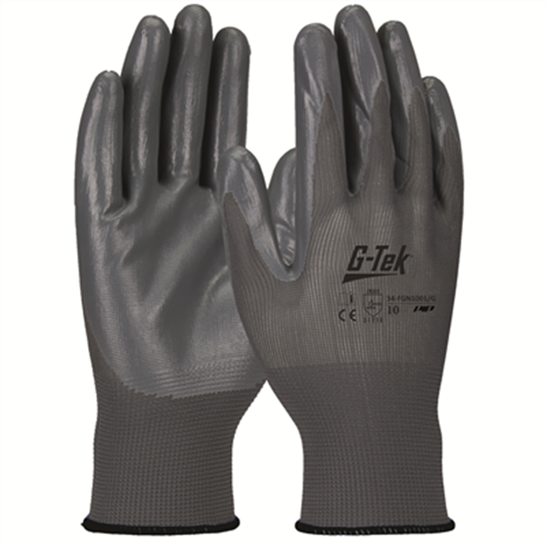 Gant de manutention Obra coton et enduction nitrile taille 10 - lot de 12 paires