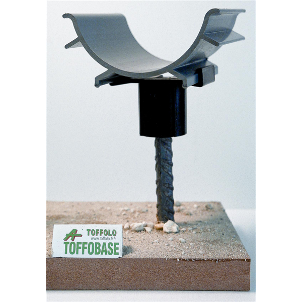 Cunette en PVC gris, diam. Intérieur 80 mm longueur 3 m