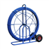 Aiguille de tirage pour électricien - ø 11 mm x 200,00 m - Roue ø 1000 mm - Livré avec 2 embouts filetés M12 et une ogive
