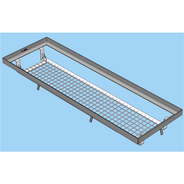 CADRE ACIER L4T AVEC GRILLE DE PROTECTION