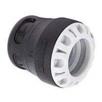 Bouchon fin de ligne encliquetable série 1 pour canalisations PEHD pression PN16 - Plasson - ⌀20 mm