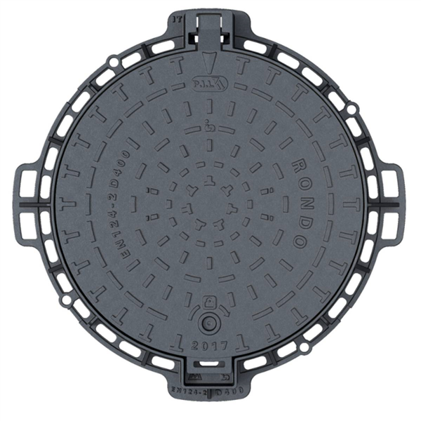 Regard RONDO articulé verrouillable D400 - trafic moyen