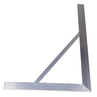 Équerre de maçon manchonnée rivetée avec écharpe Mob Mondelin - 100x150 cm - aluminium