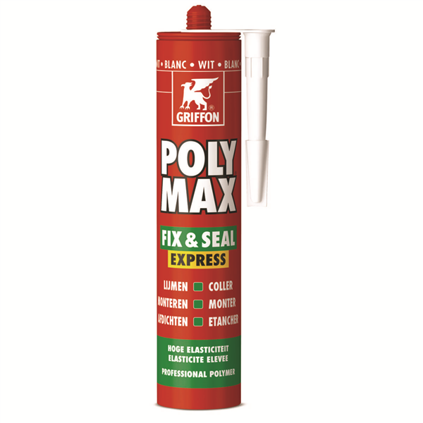 POLY MAX FIX&SEAL EXPRESS BLANC - CARTOUCHE 435 G