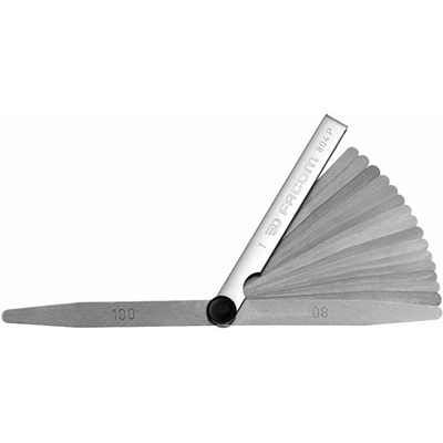 Jauge d'épaisseur métrique Facom 804P  lamelle à bouts pointus