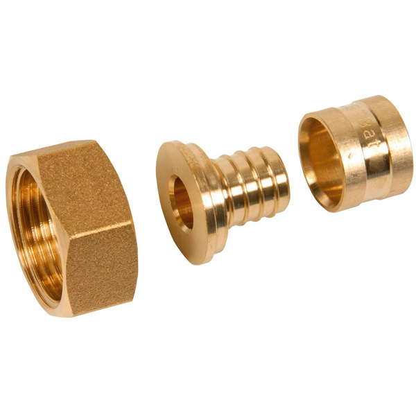 Raccord à glissement - écrou tournant 20/27 - PER Ø25