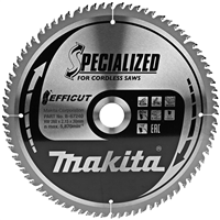 Lame scie circulaire bois Efficut Makita diamètre 260 mm alésage 30 mm 80 dents