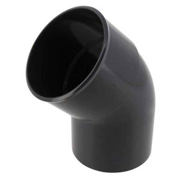Coude mâle-femelle à 45° pour tube de descente Diam. 80mm CR4GT