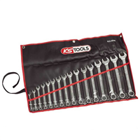 Jeu de 16 clés mixtes métriques KS Tools en trousse 6 à 24 mm