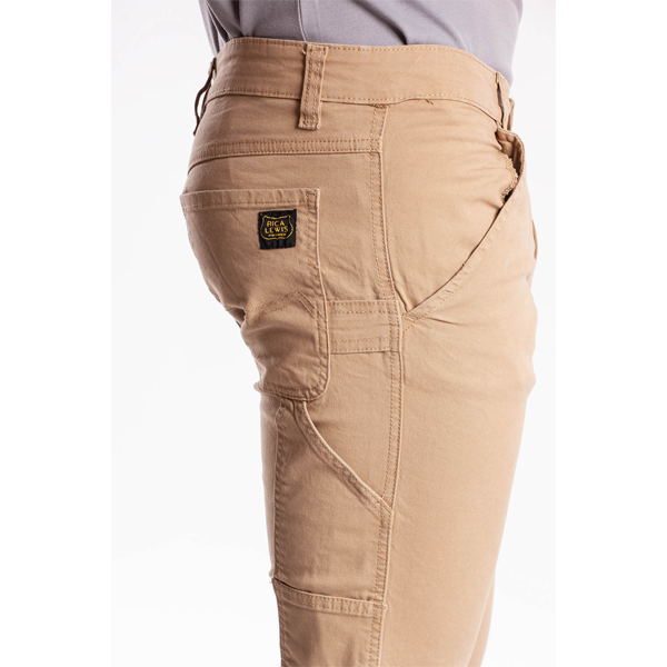 Pantalon de travail Rica Lewis coupe charpentier beige - Taille 44