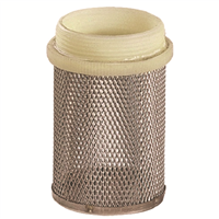 Panier crépine Mâle 1"1/4 acier inox pour clapet de retenue