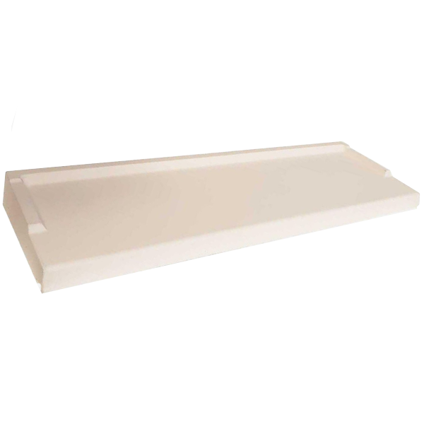 Seuil de porte-fenêtre monobloc en béton ton pierre AR35 avec rejingots - profondeur 35 CM - longueur 1,00 M