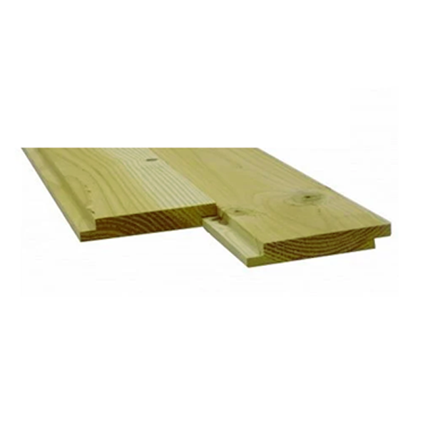 Volige mi-bois douglas rabotée 1 face - Traité Classe 3 Vert - 15 MM x 180 MM - L.4,80 M