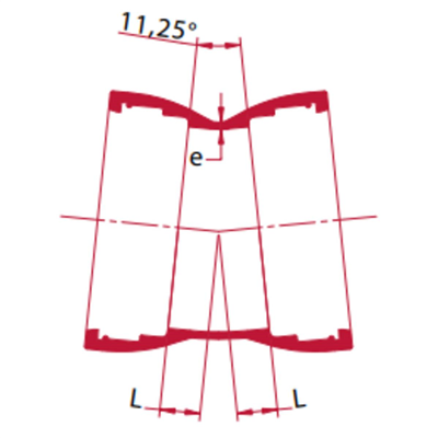 COUDE 2E ASS 1/32 JT AUTO DN 80