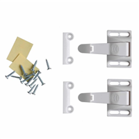 Bloque tiroir pour protection et sécurité intérieure - Nordlinger Pro - Plastique blanc - Lot de 2