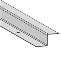 Support bande de rive pour toiture bac acier Clipeo Bacacier - Longueur 3,00 M - Azuro