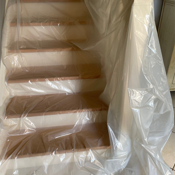 Bâche de protection imperméable pour chantier - Bâche transparente - 10,00 M x 6,00 M - 60,00 M²