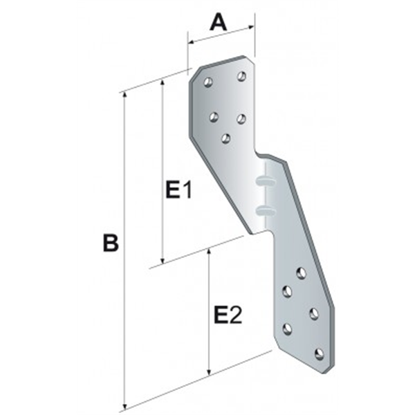 Équerre pour fermettes et chevrons