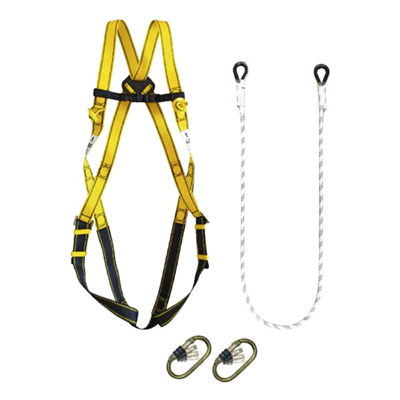 Kit harnais antichute Levac spécial nacelle avec longe de retenue et 2 mousquetons