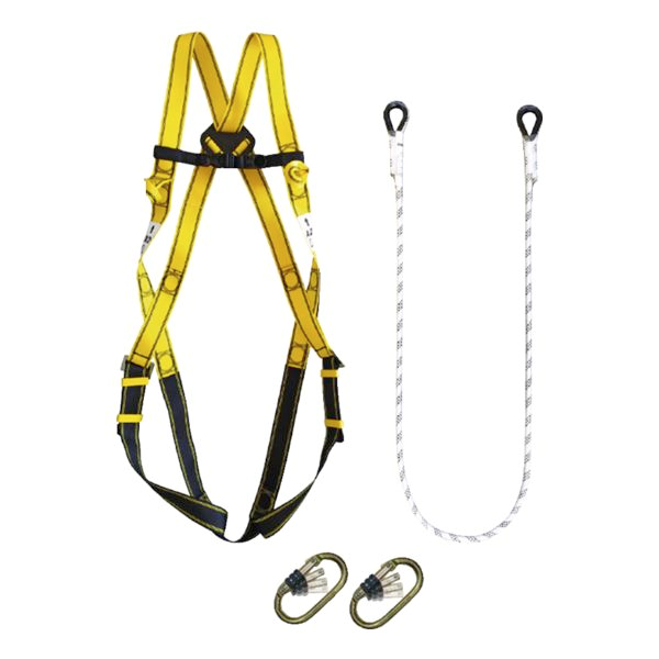 Kit harnais antichute Levac spécial nacelle avec longe de retenue et 2 mousquetons
