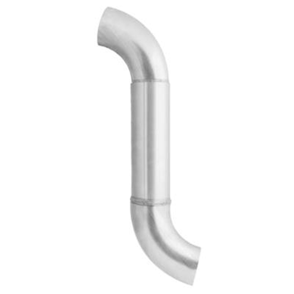 Écharpe extensible en zinc avec coude à 90° Rheinzink pour descente de 80 MM - écartement de 250 à 400 mm