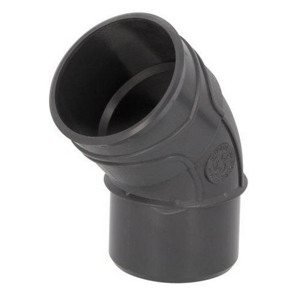 Coude HOMETECH®, Ø 50 mm, mâle-femelle à 45°, à coller