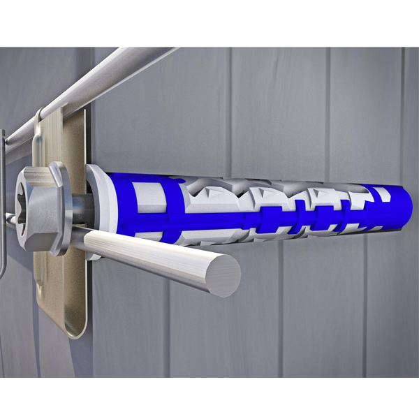 Cheville bi-matière universelle Spit Colortech sans vis - 8 x 50 mm - bidon de 250