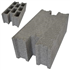Bloc béton creux retourné 500 x 275 x 200 mm B40 - 4 parois 8 trous