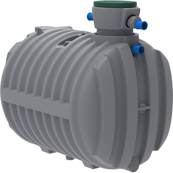 Cuve de récupération d'eau de pluie enterrée PEHD MILLEN'EAU PLUVIALE - 5000,0 ltr