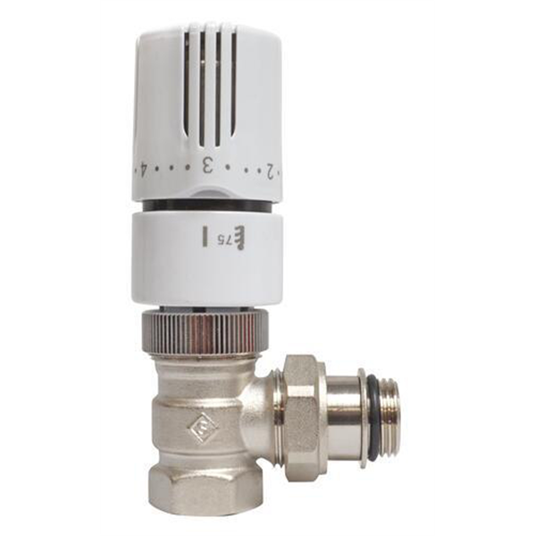 Robinet thermostatique équerre 1/2" à élément sensible liquide