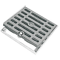 GRILLE VENTILATION FONTE CAD ACIER ARTICULE VERROUILLE
