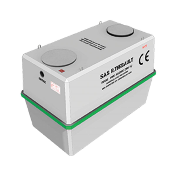 Fosse Toutes Eaux 5000 litres allégée préfiltre avec tampons