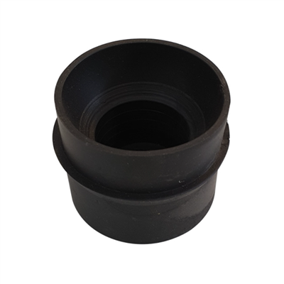 Manchon pour réflecteur en verre trempé - Diamètre 50 mm - Caoutchouc - Noir