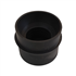 Manchon pour réflecteur en verre trempé - Diamètre 50 mm - Caoutchouc - Noir