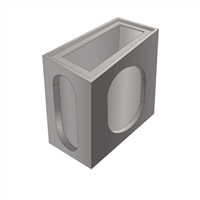 Elément droit PLUVIOSAFE Rectangulaire 860x420 H300