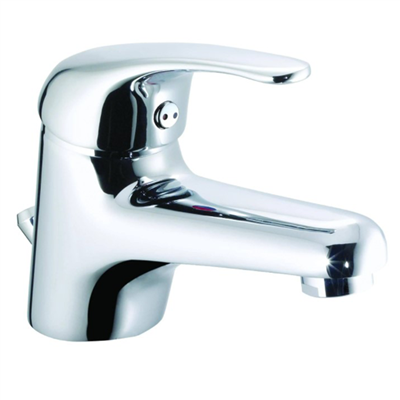 Mitigeur de lavabo avec vidage complet - Tilt Eurosanit - Hauteur 125 mm - Corps en laiton chromé