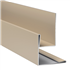Profilé d'angle sortant et de retour tableau pour bardage Hardie VL Plank - Alu Brun khaki - 3,00 M