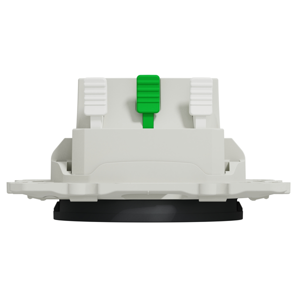 Prise de courant 2P+T Schneider Odace à encastrer - avec support de fixation à visser - anthracite - 16A 250V