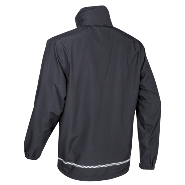 Veste de pluie Softshell Coverguard Hotaru noire avec col montant et capuche - taille L